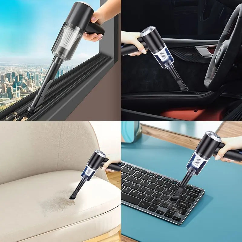 Multifunctional Wireless Charging Vacuum Cleaner, Large Suction Power, Wireless Power Supply, Suitable for Computer Cleaning, Household Cleaning, Cleaning, Valentine'S Day and New Year'S Gift