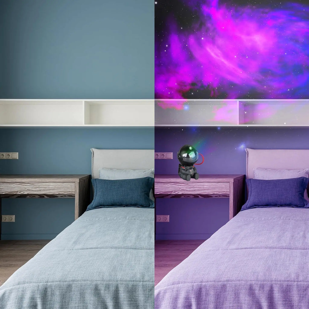 Astronaut Star Projector, Star Projector Galaxy Light for Kids，8 Modes Remote and 270° Adjustable Led Lights for Bedroom, Girls Room Decoration, Home Theater, Ceiling, Timer