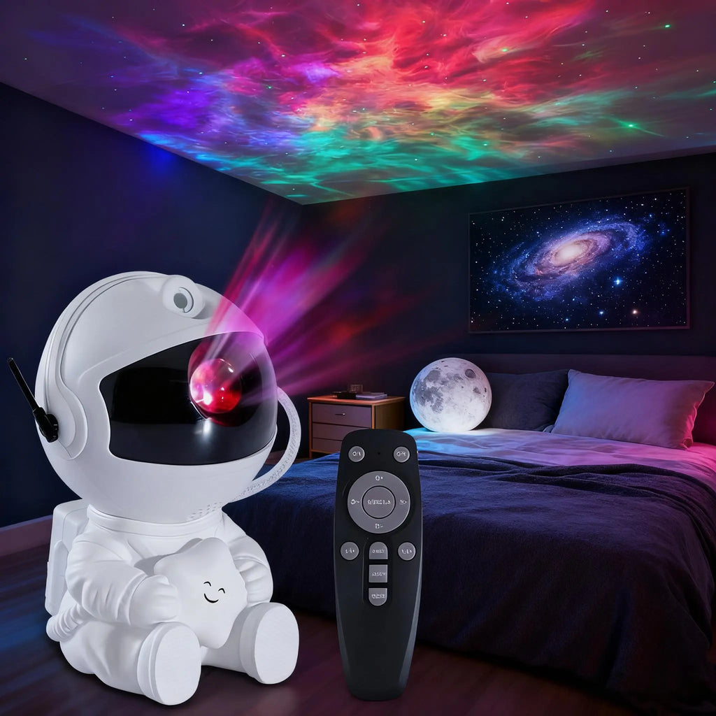 Astronaut Star Projector, Star Projector Galaxy Light for Kids，8 Modes Remote and 270° Adjustable Led Lights for Bedroom, Girls Room Decoration, Home Theater, Ceiling, Timer