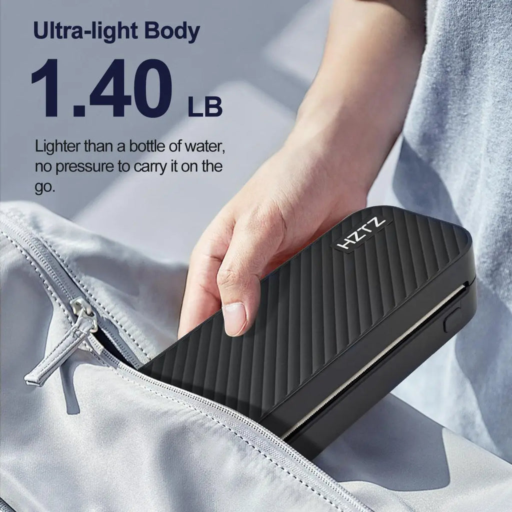 Portable A4 Handheld Printer, 1 Set USB Rechargeable Wireless Photo Printer, Bluetooth-Compatible Travel Printer for Windows System, Office Accessories #GLOBAL PICKS