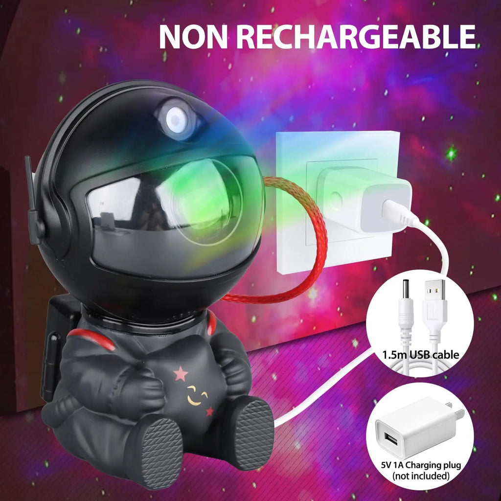 Astronaut Star Projector, Star Projector Galaxy Light for Kids，8 Modes Remote and 270° Adjustable Led Lights for Bedroom, Girls Room Decoration, Home Theater, Ceiling, Timer