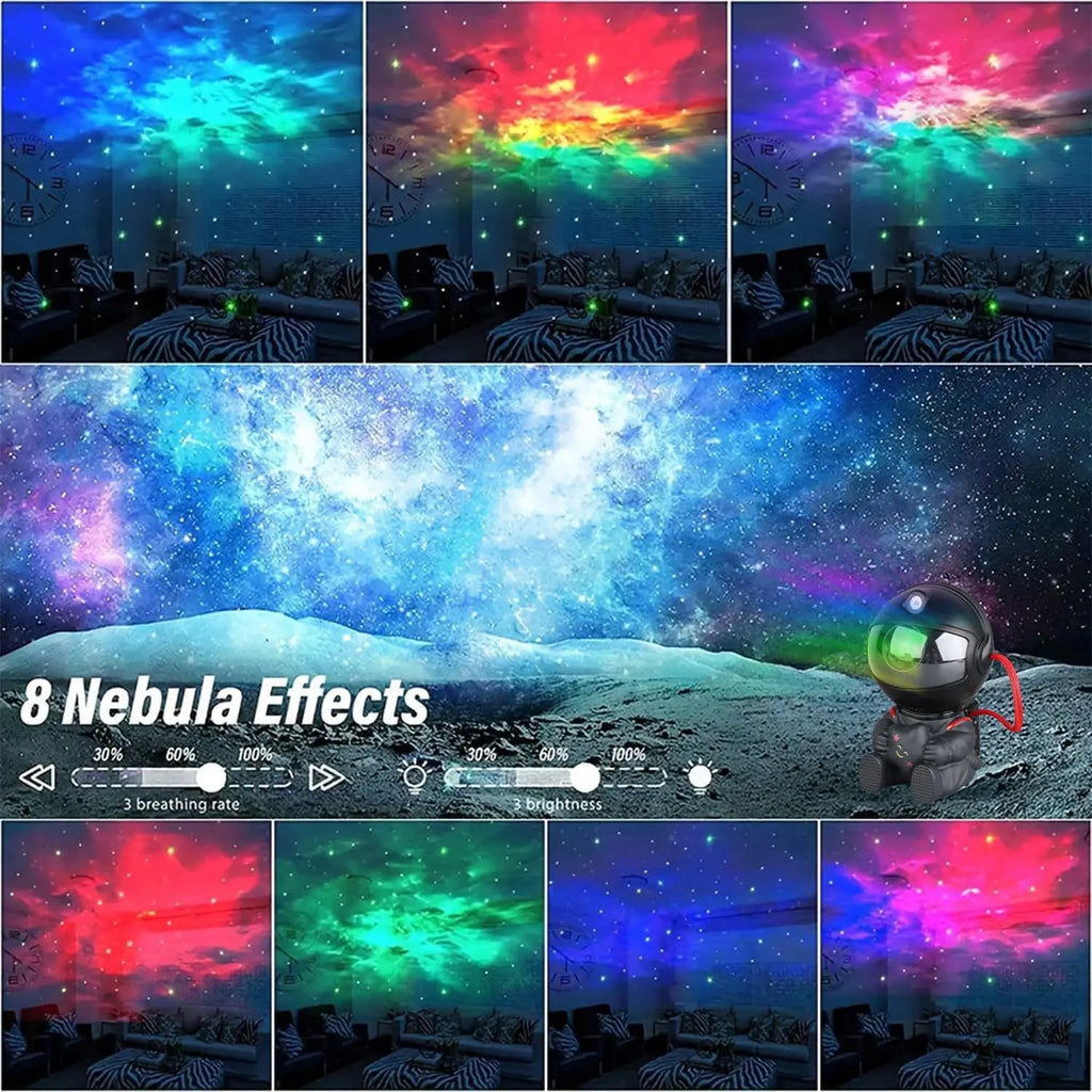 Astronaut Star Projector, Star Projector Galaxy Light for Kids，8 Modes Remote and 270° Adjustable Led Lights for Bedroom, Girls Room Decoration, Home Theater, Ceiling, Timer