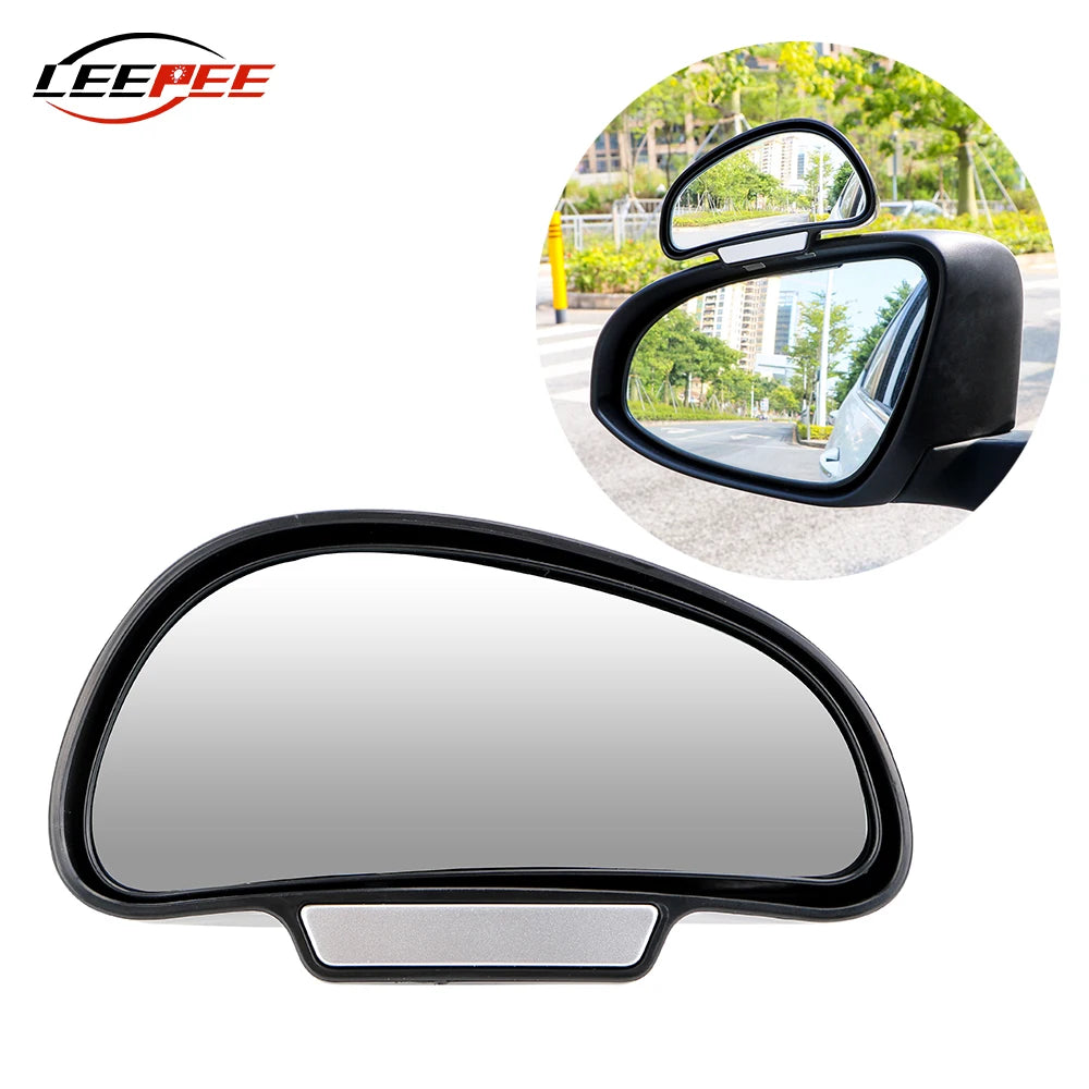 Convex Glass Car Auxiliary Mirrors Rear View Blind Spot Dead Angle Tools Snap Way for Parking PDC Assist Automobile Accessories