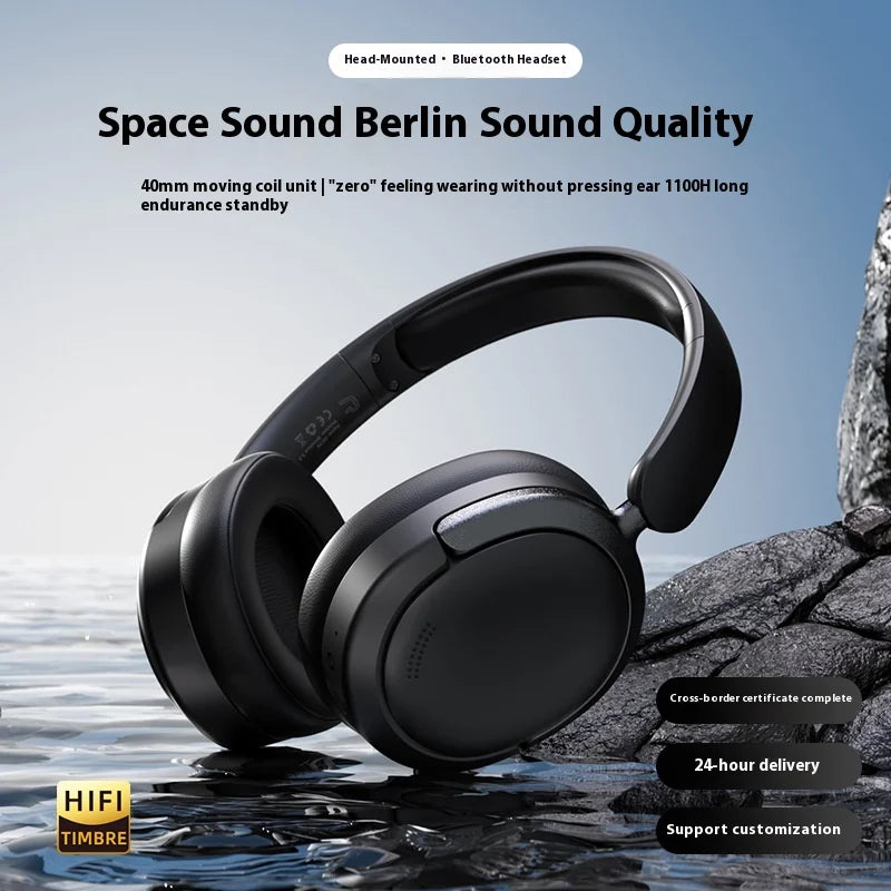 2025 New DJ Headset Manufacturer Truly Wireless Long Battery Life HI-FI Sound Quality No Pain On-Ear Over-Ear Gaming Headphones