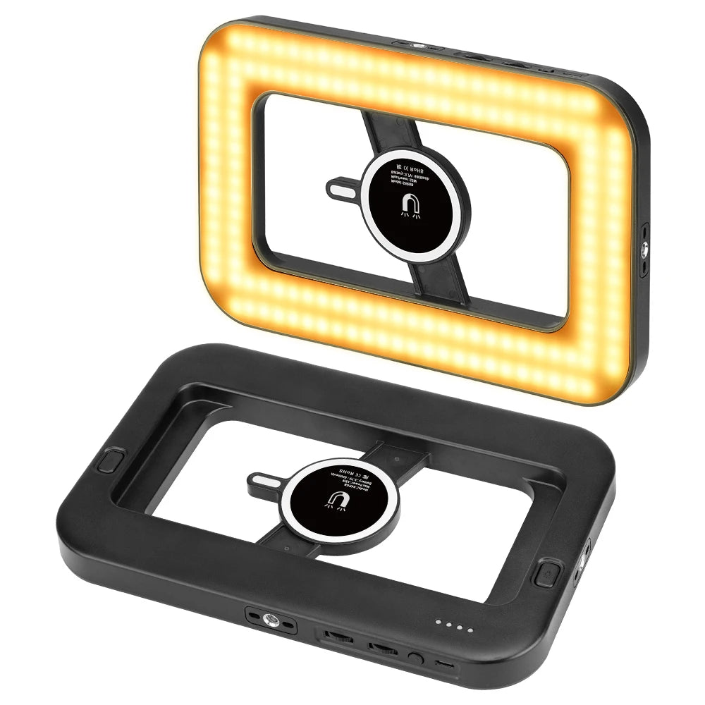 Vloglite Professional LED Ring Light RGB Video Lighting Rig Smartphone Action Camera YouTube Vlogs Makeup Video Recording Light