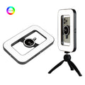 Vloglite Professional LED Ring Light RGB Video Lighting Rig Smartphone Action Camera YouTube Vlogs Makeup Video Recording Light