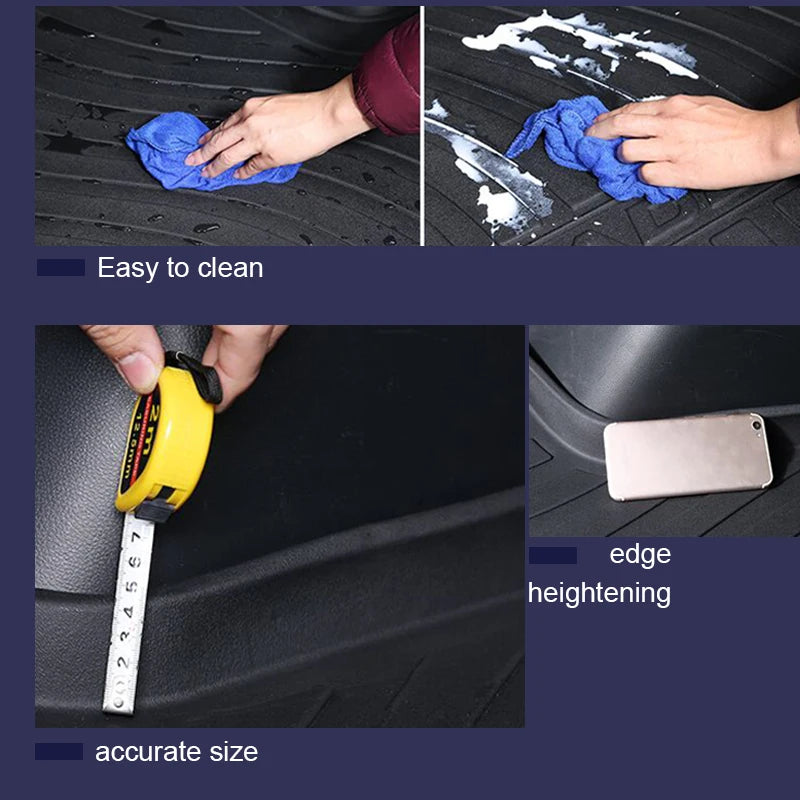 Car rear trunk Cargo mat For Land Rover Evoque 2019 2018 2010 2011 2012 2013 2014 15 2016 2017 Boot Liner Tray Accessories