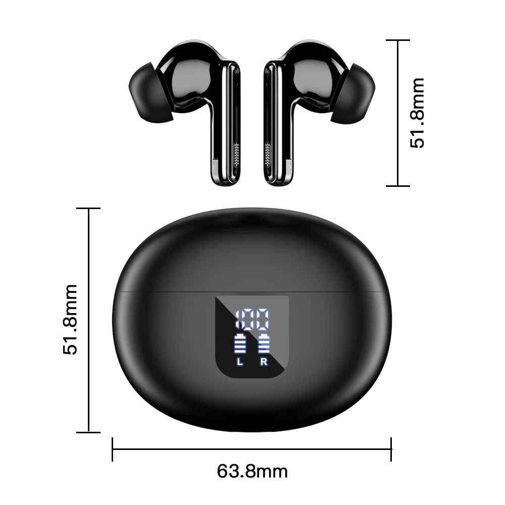 2025 Hot Sale YYK-Q10 AI Translator Earphones in Ear ANC TWS Earbuds Headphones with Video Call Translation Function