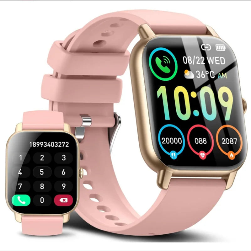 P66 Smart Watch 1.85" | 100+ Sport Modes | IP68 Waterproof Ultra Thin | Fitness Activity Tracker for iOS Android