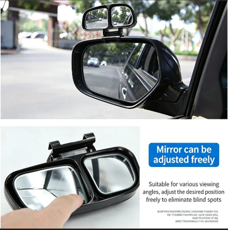Coach assisted mirror Universal Adjustable Wide Angle Car Rear View Blind Spot Auxiliary Side Mirror