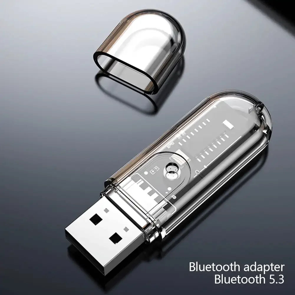 Car Bluetooth 5.3 USB Transmitter Receiver Handsfree Call Power Car Kit Auto Stereo Wireless Audio Adapter FM Radio