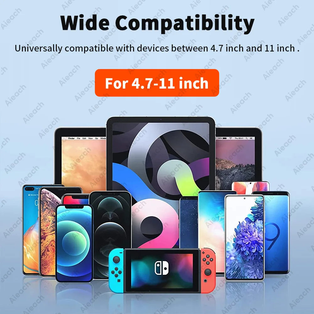 Tablet Stand 360° Rotating Bed Desktop Phone Mount with Aluminum Arm for iPad Pro Air Mini 4~11 Xiaomi Lenovo Samsung Tab Holde