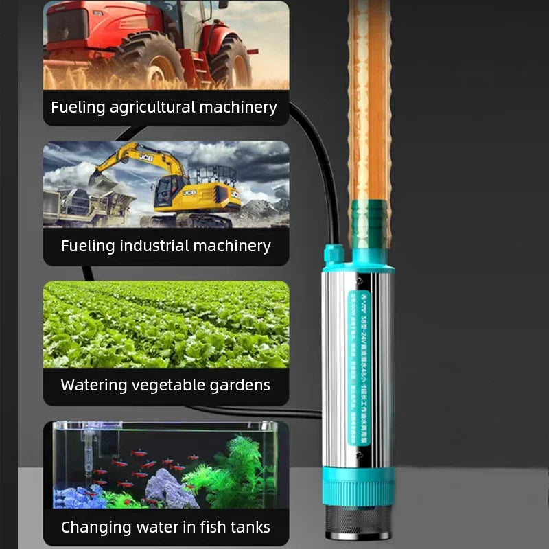 Portable Rechargeable Oil Transfer Pump Lithium Battery Electric Diesel Pump Water Pump Dual Use High Flow Suction Transfer Tool