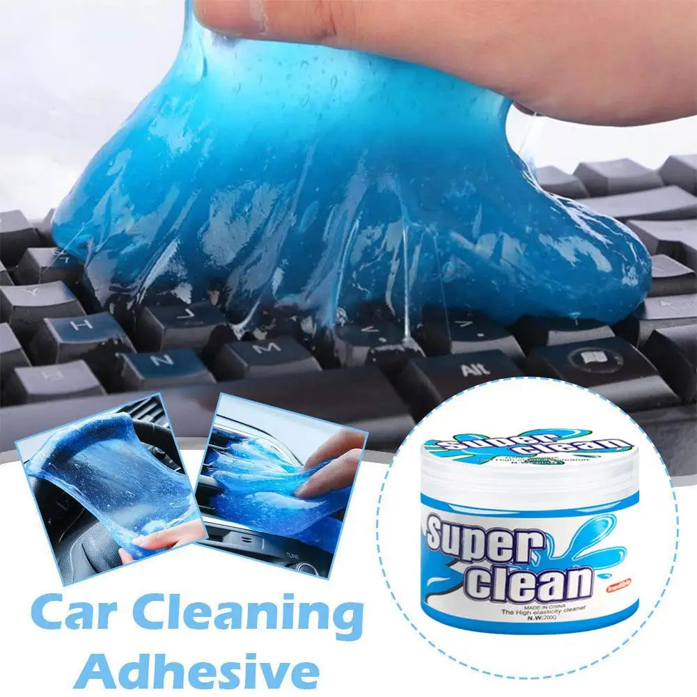 Car Cleaning Gel Deep Clean Reusable Multifunctional for Vents Dashboard Steering Wheel Non Sticky Odor Eliminator