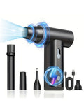MINI Compressed Air Duster Cordless Dust Blower Rechargeable Electric Air Pump Portable For Computer Keyboard Sofa Home Car
