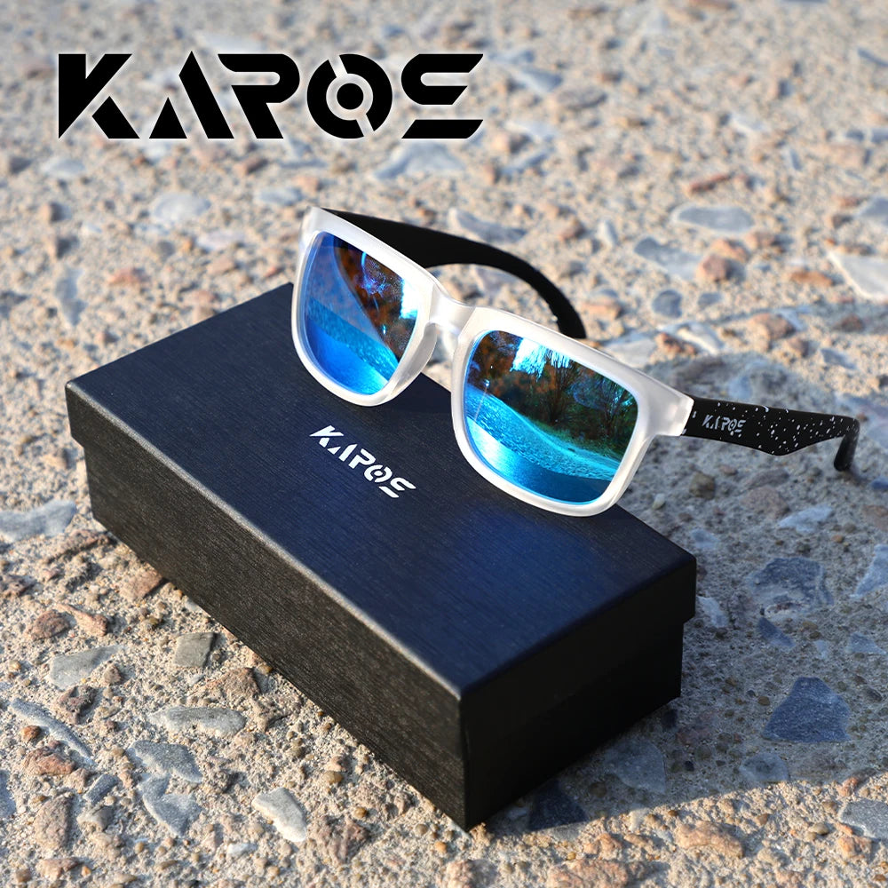Karos Polarized Sunglasses UV400 Protection Glasses for Men Women Driving Bicycle Outdoor Hunting Fishing Eyewear Case YZ2019