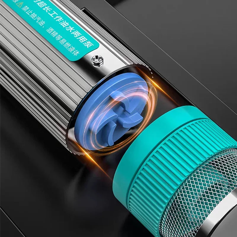 Portable Rechargeable Oil Transfer Pump Lithium Battery Electric Diesel Pump Water Pump Dual Use High Flow Suction Transfer Tool
