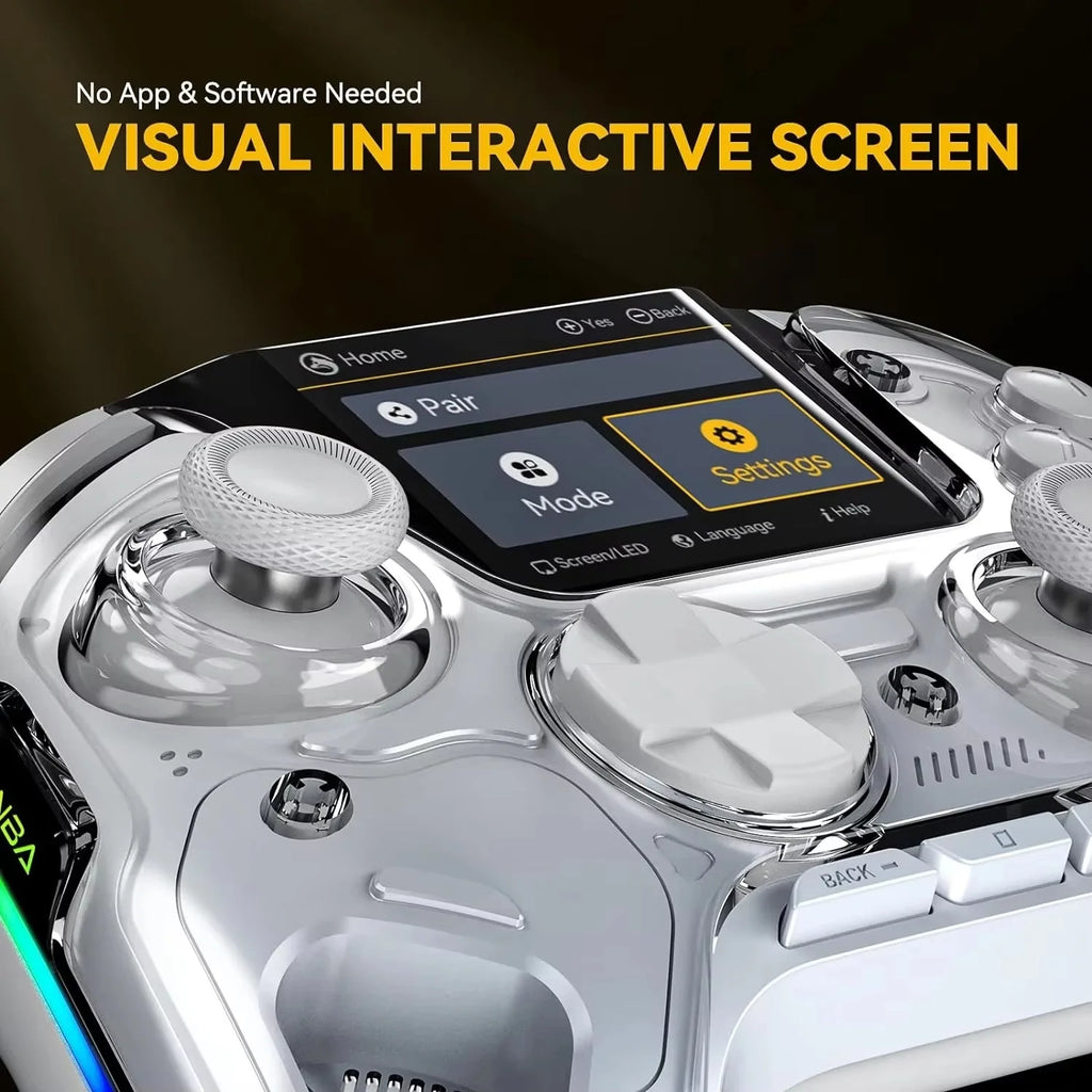 Mamba One V2 Wireless Controller Gaming Hall Effect Stick 2inch Screen RGB With Charging Dock For Switch/PC/iOS/Android