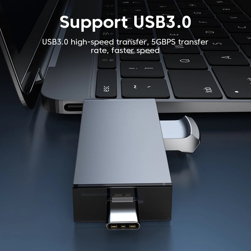 7 In 1 Multifunction Usb 3.0 Card Reader Micro TF SD Card Memory Reader USB Flash Drive Type C Card Adapter OTG