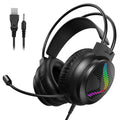 Acinaci J11  Gaming Headset for PS4 PC Xbox One PS5 Switch via 3.5mm Audio Jack, with Mic, LED Light