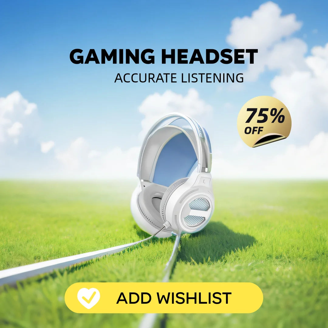 3.5mm Gaming Headphones Wired 7.1 Earphone With Microphone Heavy Bass Noise Cancelling Earphone For Gamer or music