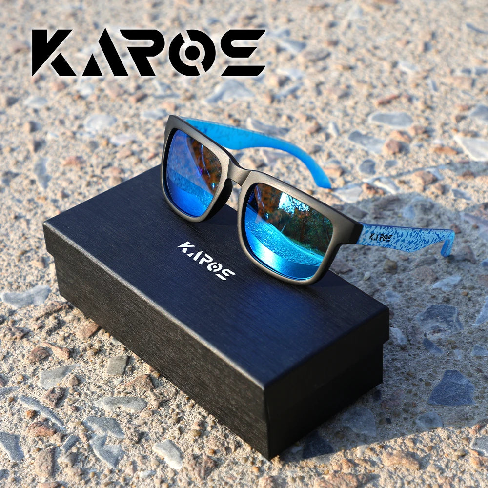 Karos Polarized Sunglasses UV400 Protection Glasses for Men Women Driving Bicycle Outdoor Hunting Fishing Eyewear Case YZ2019