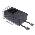 Car Rear Seat Console Box Automotive Interior Storage Organizer Rear Bench Seat Consoles for SUV Truck Sedan Vehicle