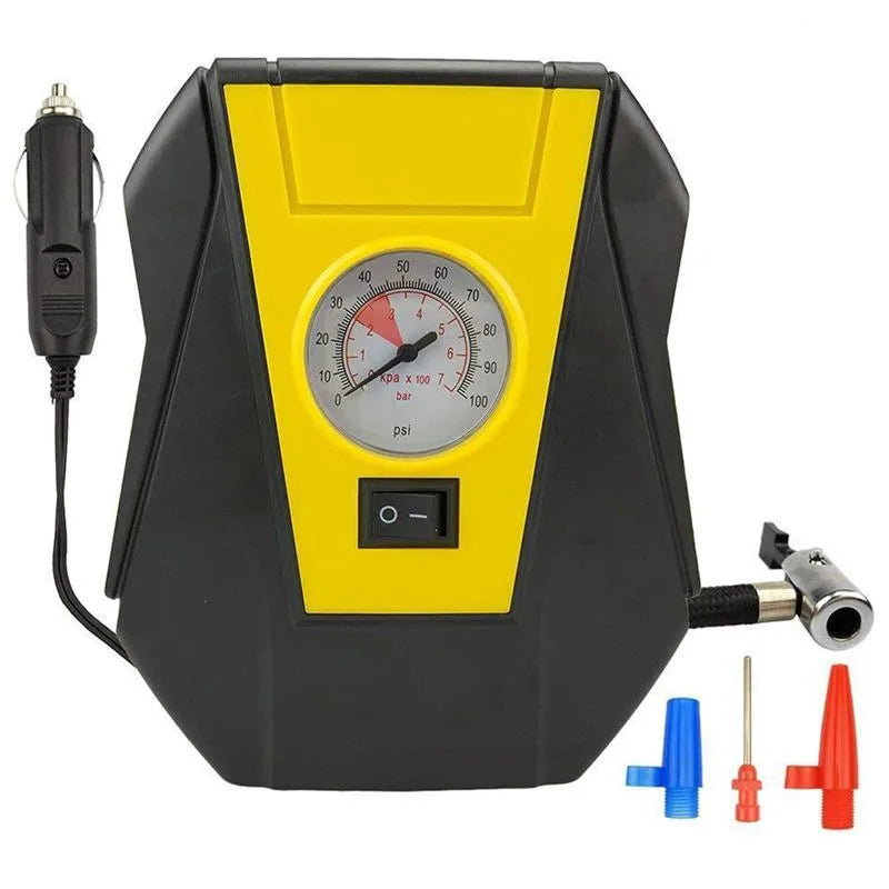 Portable Car Air Compressor, Multifunctional 12v Air Pump, Car Tire Pump, Inflate Your Tires