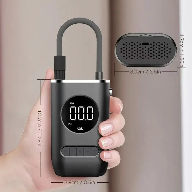 Mini Car Electric  Inflation Air Pump Portable Wireless Handheld Charging Digital Display Tire Pump For Car Motorcycle Bike Ball