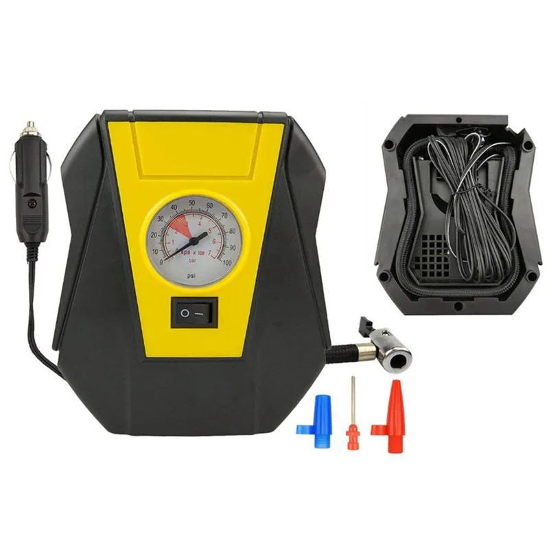 Portable Car Air Compressor, Multifunctional 12v Air Pump, Car Tire Pump, Inflate Your Tires