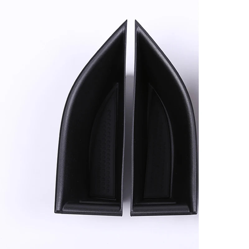 For Land Rover Range Rover Evoque 2012-2018 Car Front/Rear Door Storage Box Armrest Handle Container ABS Black Accessories
