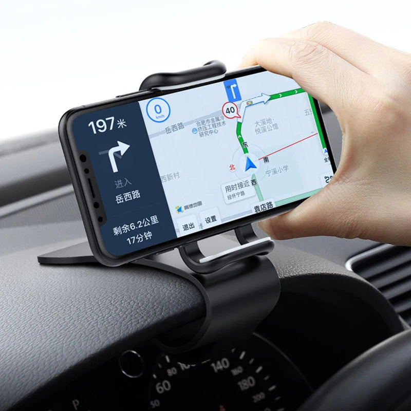 360 Rotatable Car Phone Holder Universal Cell Phone Stands Car Rack Dashboard Support for Auto Grip Mobile Phone Fixed Bracket