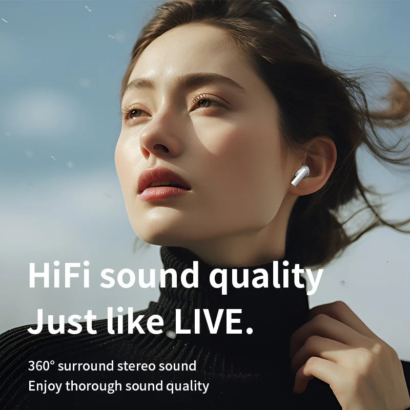 Wireless Bluetooth headset TWS headset with microphone stereo sports in-ear headset touch long standby for all smartphones
