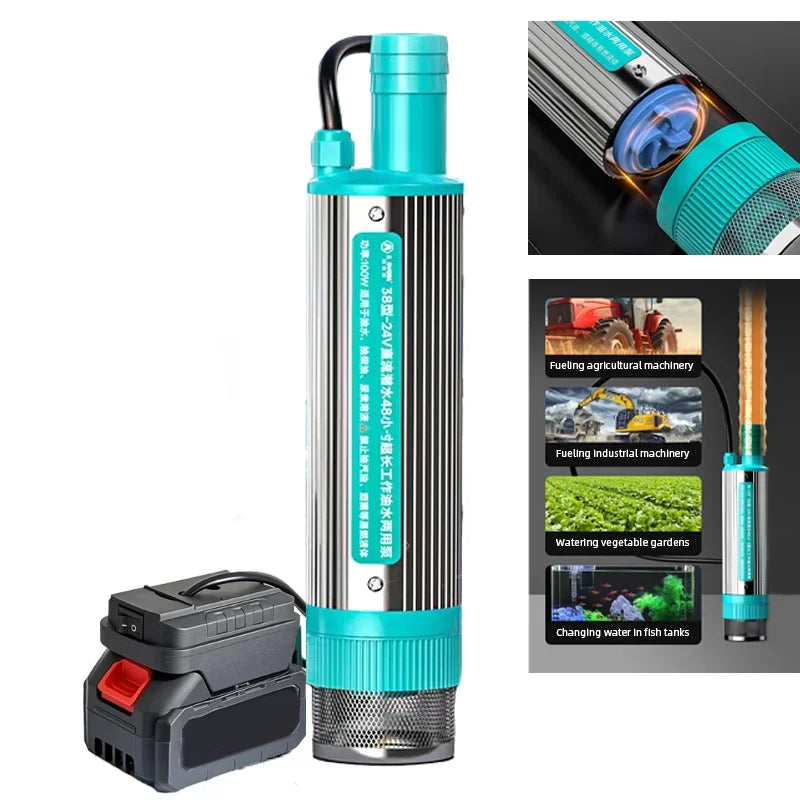 Portable Rechargeable Oil Transfer Pump Lithium Battery Electric Diesel Pump Water Pump Dual Use High Flow Suction Transfer Tool