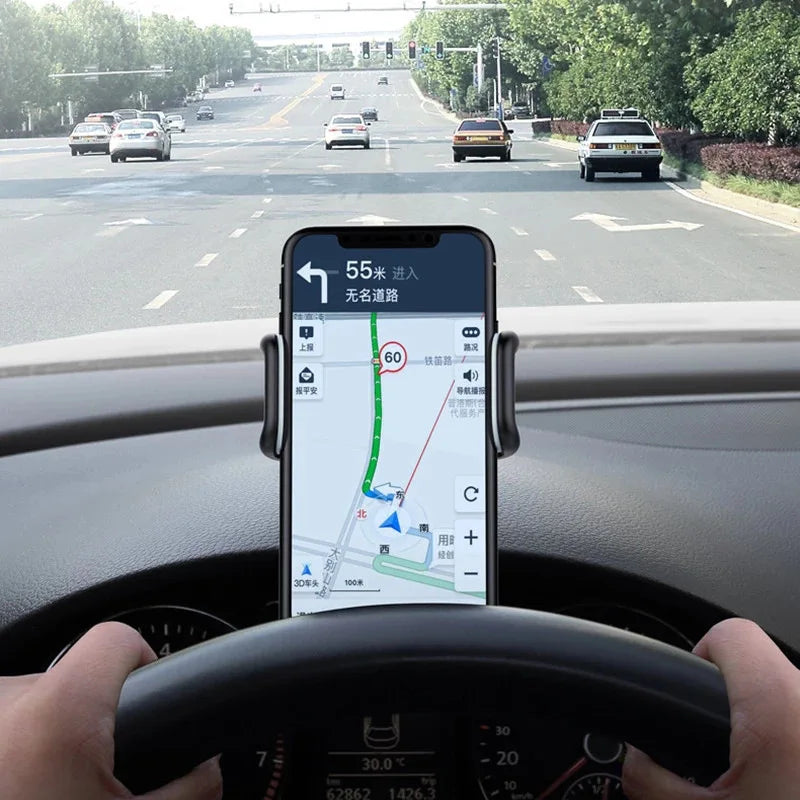 360 Rotatable Car Phone Holder Universal Cell Phone Stands Car Rack Dashboard Support for Auto Grip Mobile Phone Fixed Bracket