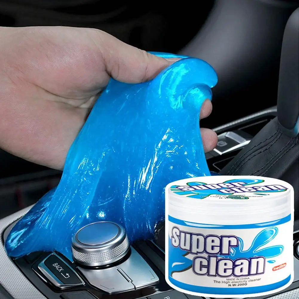 Car Cleaning Gel Deep Clean Reusable Multifunctional for Vents Dashboard Steering Wheel Non Sticky Odor Eliminator