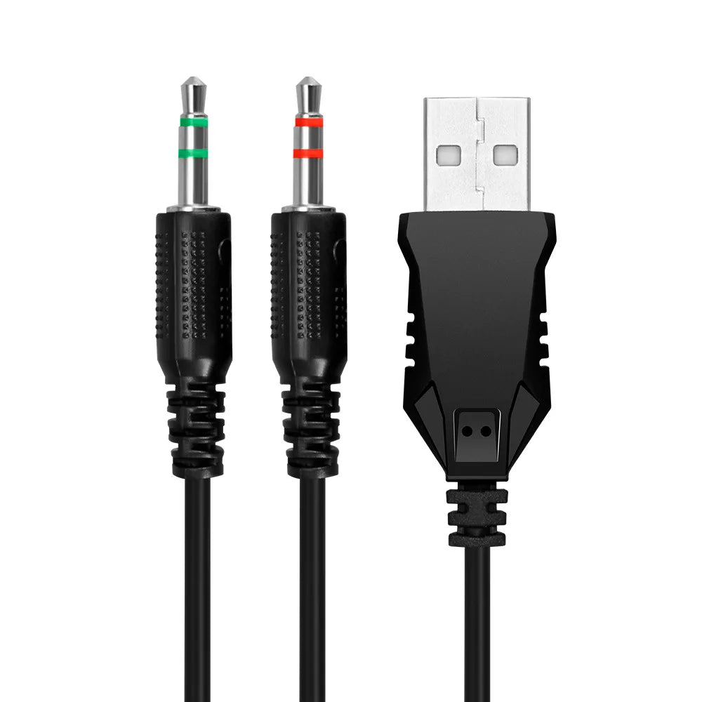 3.5mm Gaming Headphones Wired 7.1 Earphone With Microphone Heavy Bass Noise Cancelling Earphone For Gamer or music