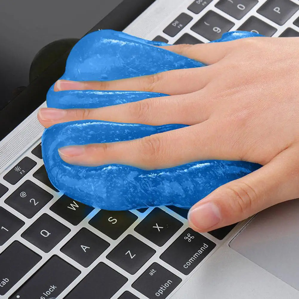 Car Cleaning Gel Deep Clean Reusable Multifunctional for Vents Dashboard Steering Wheel Non Sticky Odor Eliminator