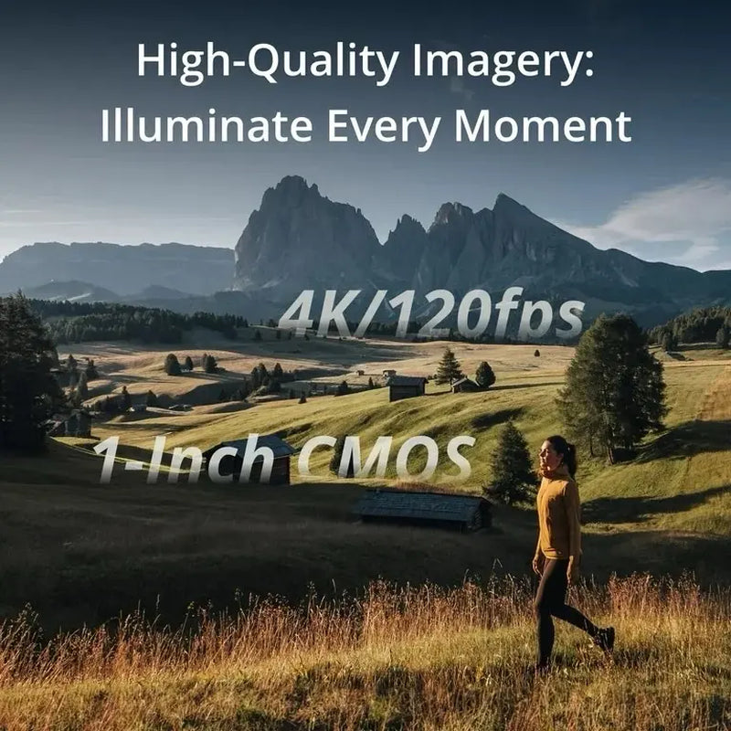 DJI Osmo Pocket 3 Vlogging Camera with 1'' CMOS Sensor 4K/120Fps Video Recording 3-Axis Stabilization Fast Focusing Face/Object Tracking for Youtube