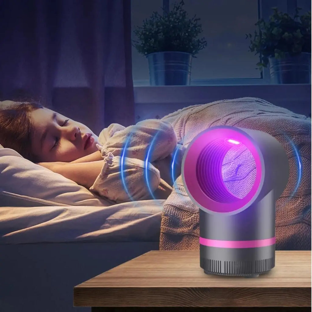 【MUNBYN UV LED Mosquito Zapper】Electric Fly & Gnat Trap for Home, Portable for Bedroom, Living Room & Office