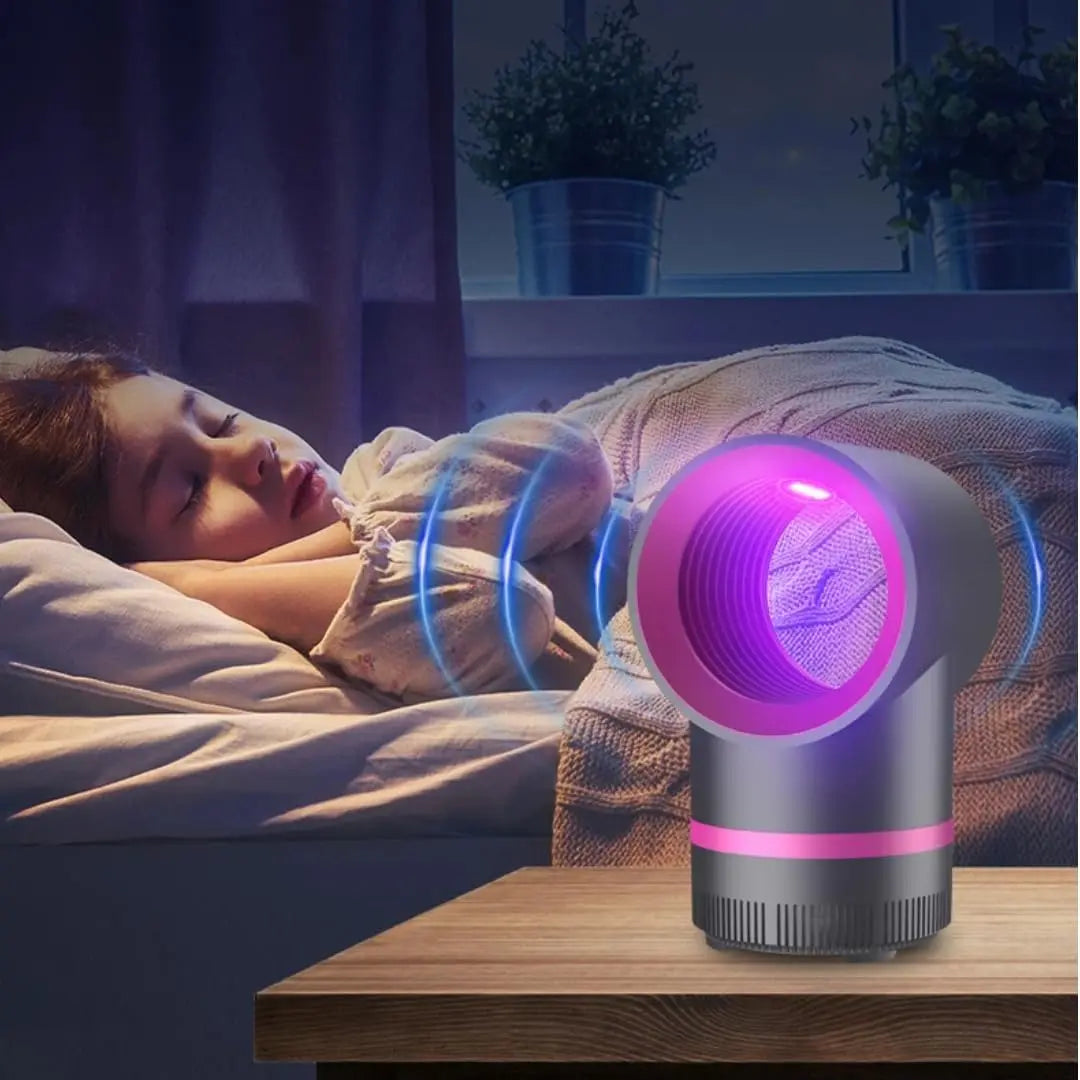 【MUNBYN UV LED Mosquito Zapper】Electric Fly & Gnat Trap for Home, Portable for Bedroom, Living Room & Office